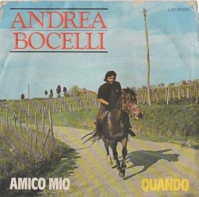 andrea bocelli amico mio quando vinyl 7 45 rpm single lido ld 2001 1987 it