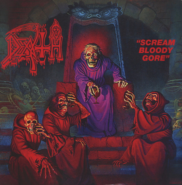 DEATH - Scream Bloody Gore LP vinile splatter multicolorato